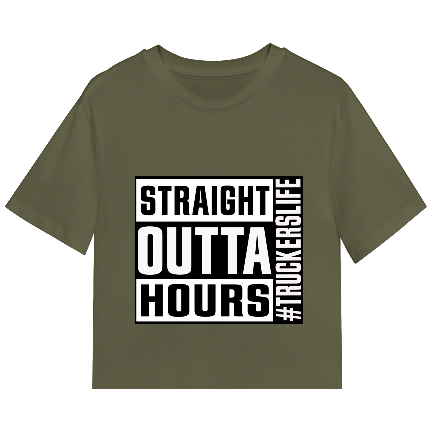 Straight Outta Hours Tee #Truckerslife