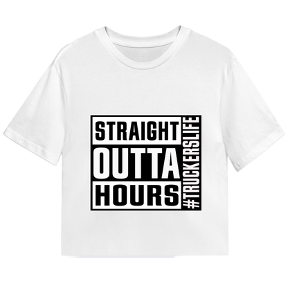 Straight Outta Hours Tee #Truckerslife