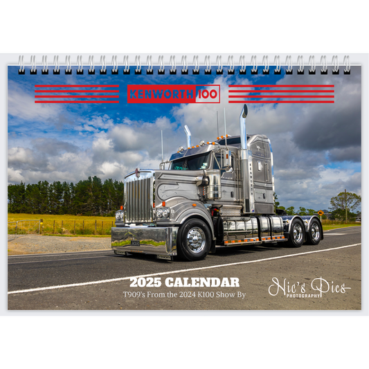 2025 K100 Truck Show T909 Special Calendar - Premium