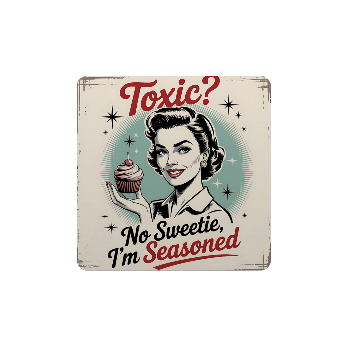 Retro Attitude Coasters  - 12 Designs