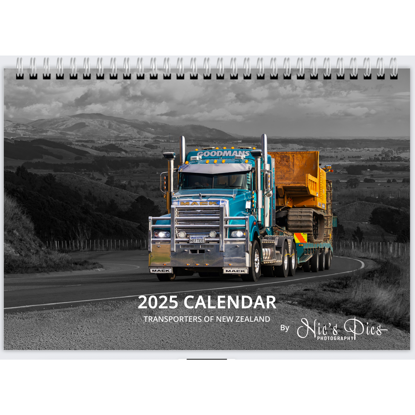 2025 Transporters of New Zealand Calendar