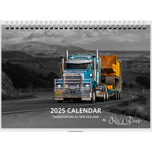 2025 Transporters of New Zealand Calendar