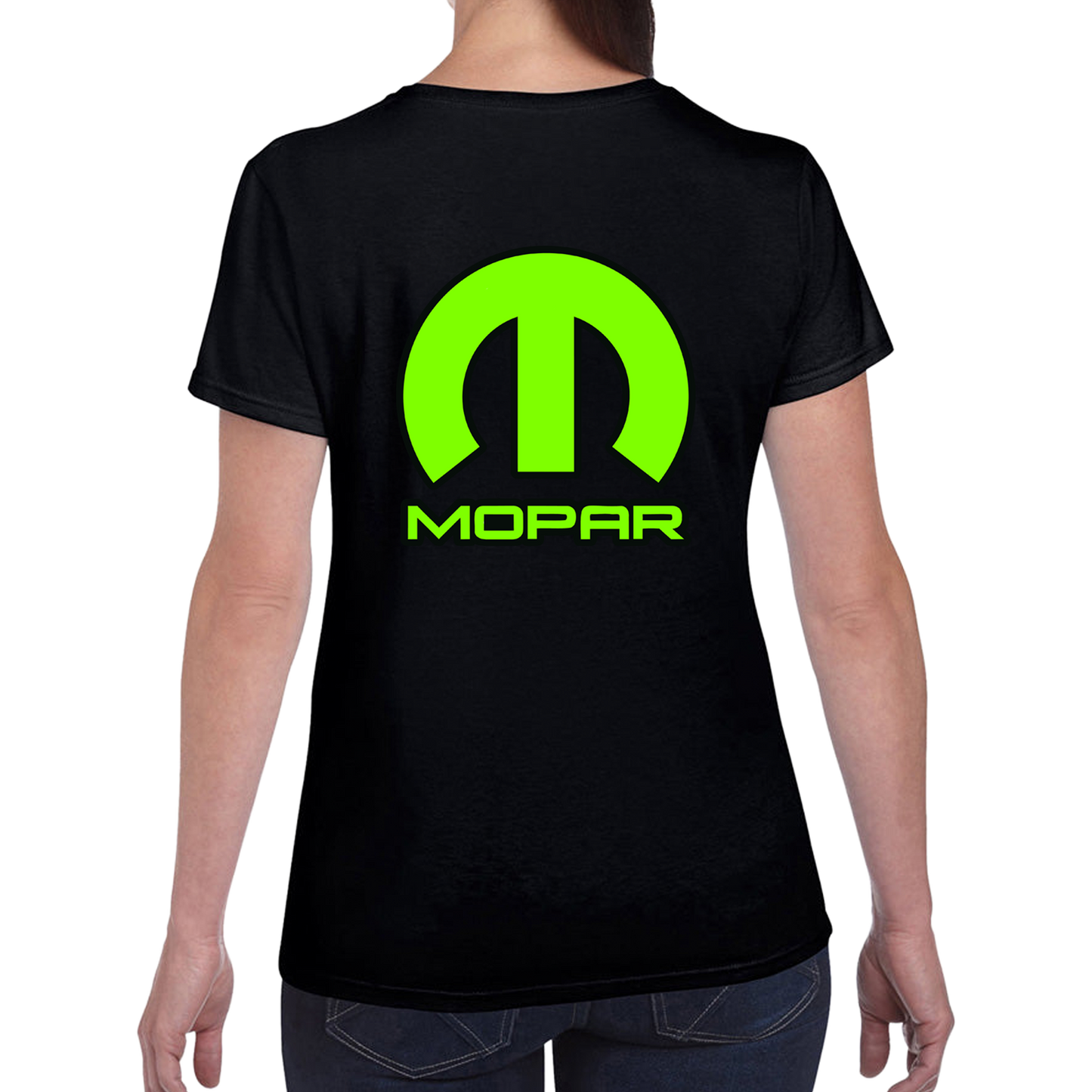 Moparian Green Logo Tee - Women's
