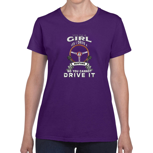 Yes I’m a Girl – Mustang Tee