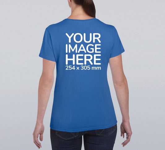 Women's Tee Shirt Back Only