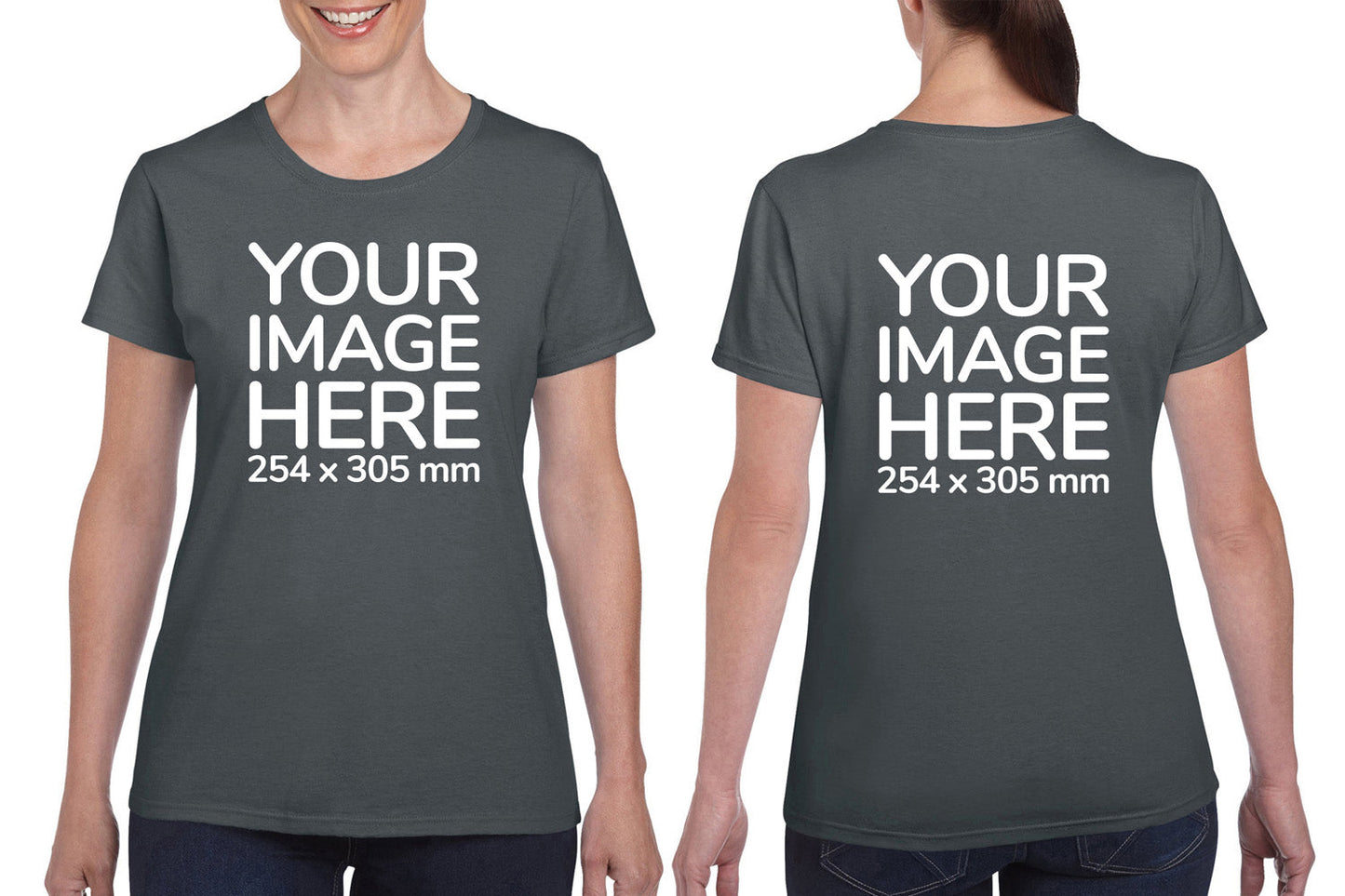 Women's Tee Shirt Front & Back