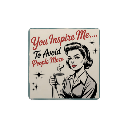 Retro Attitude Coasters  - 12 Designs
