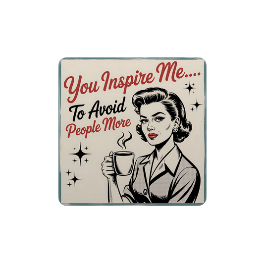 Retro Attitude Coasters  - 12 Designs