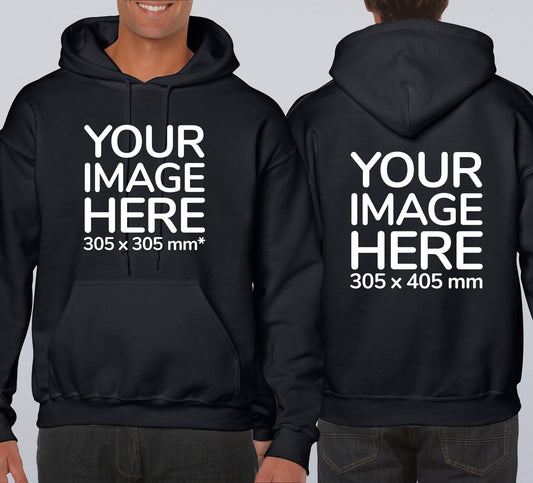Adult's Hoodie - Customized Front & Back