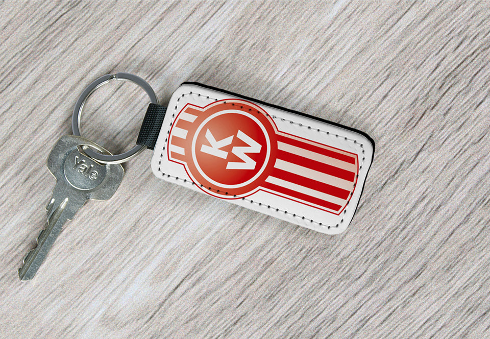 Leather Look Keyring