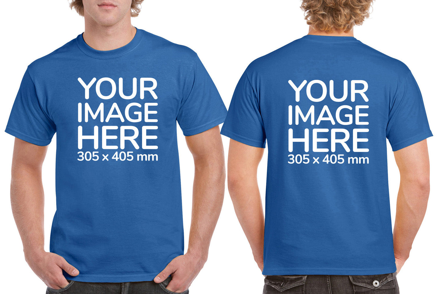Men's Tee Shirt Front & Back