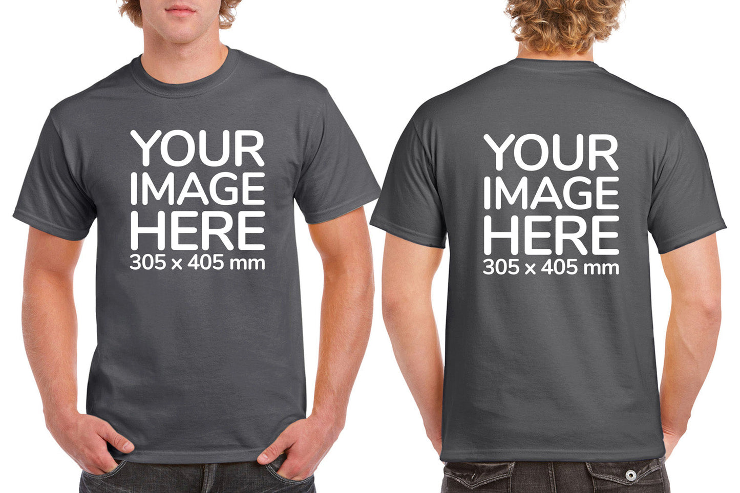 Men's Tee Shirt Front & Back
