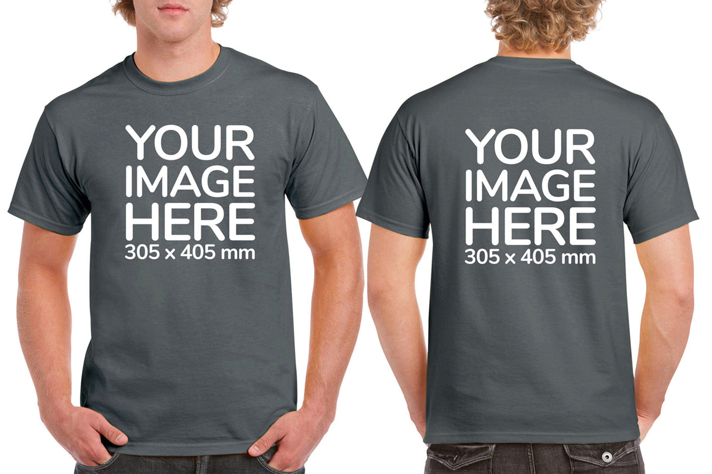 Men's Tee Shirt Front & Back